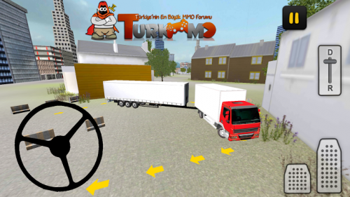 Cargo truck driver 3d sc1