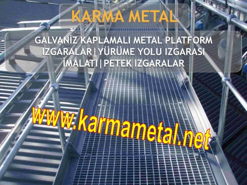 galvaniz kaplama Metal platform izgara yurume yolu izgaralari (2)