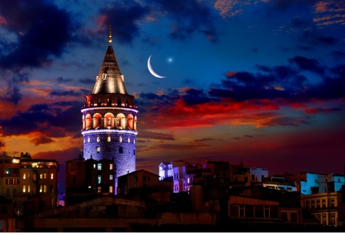 Galata Kulesi gece