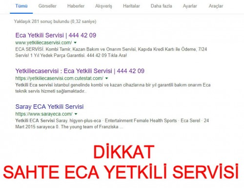 444 42 09 Sahte Eca Yetkili Servisi