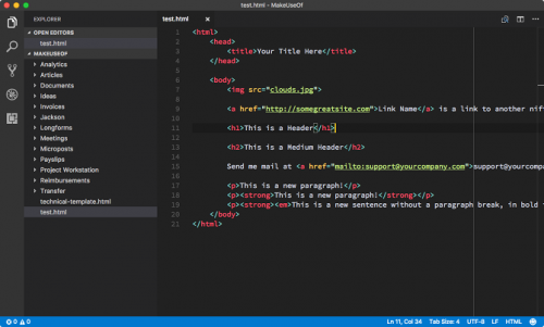 javascript editor visual studio code