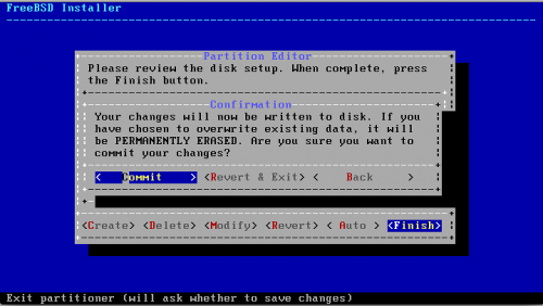 FreeBSD-DiskPartitionsEntireDiskCommit.png