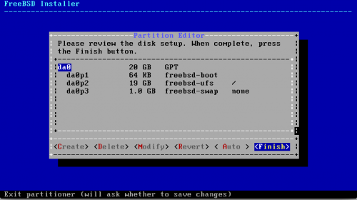 FreeBSD-DiskPartitionsEntireDiskFinish.png
