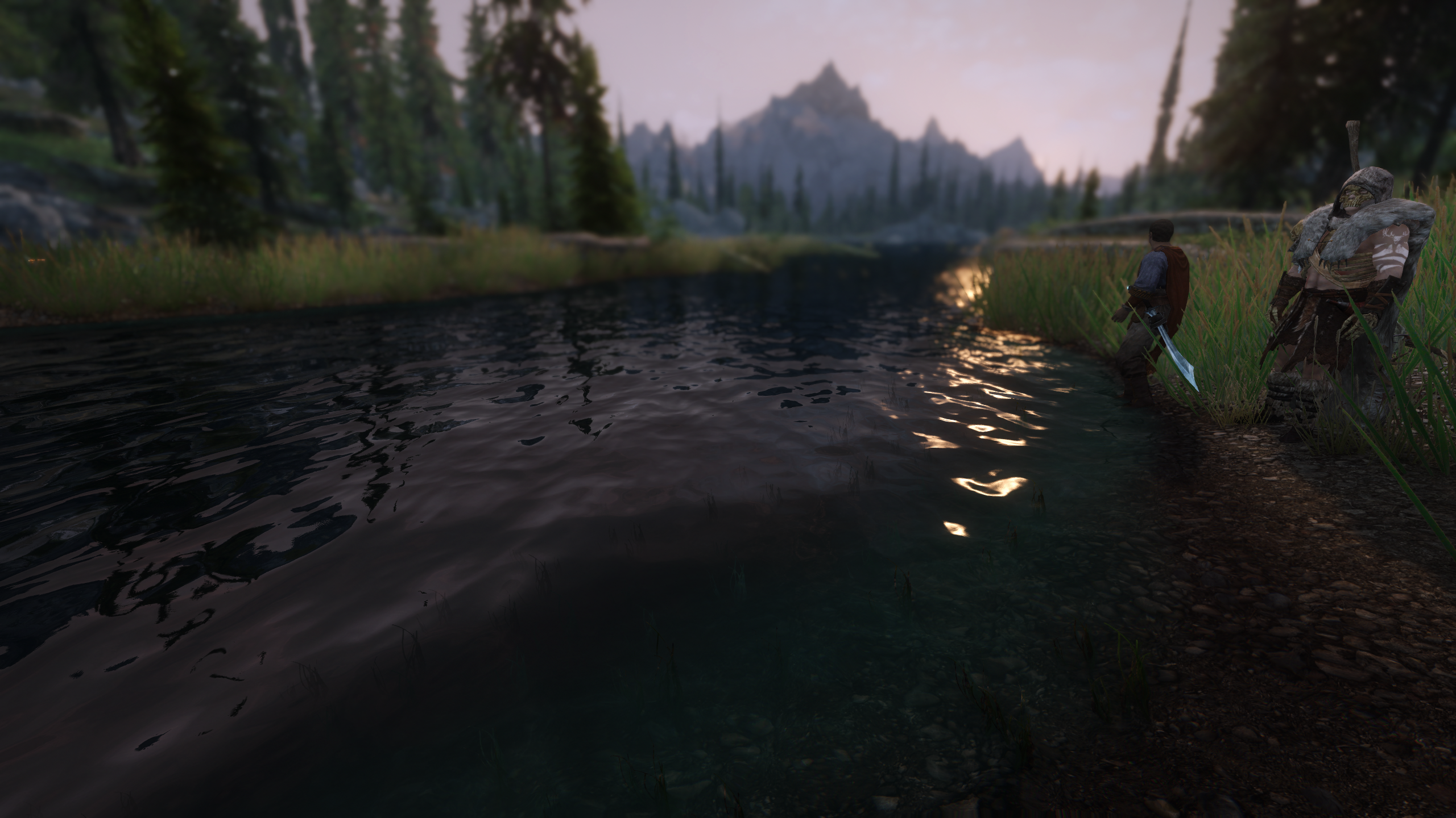 Water for enb. Ямы в скайриме.