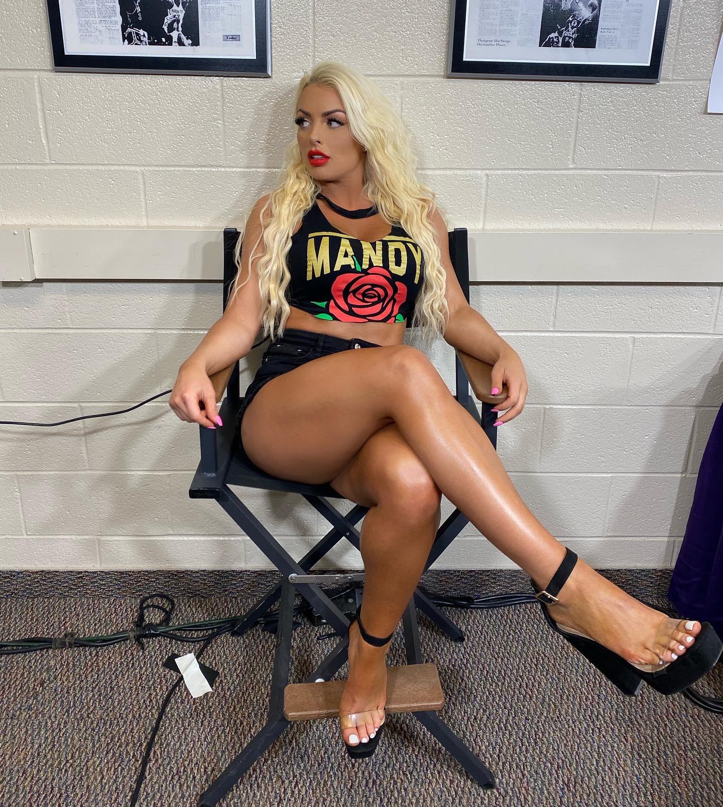 Wwe mandy rose feet