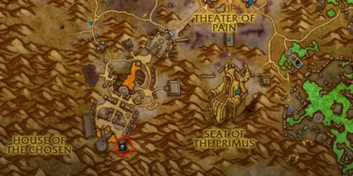 World of Warcraft Shadowlands Bonebound Chest map location 1