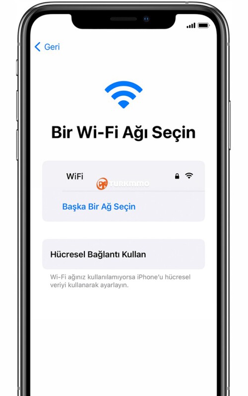 ios14 iphone 11pro setup choose wifi network