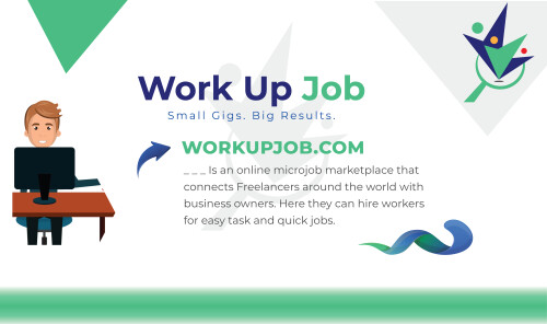 How to earn money from online? Workupjob.com is the best micro job website, that is great online market place for work. We offer great oportunity to earn money. Check our website for further details.