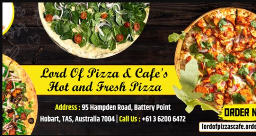 Looking for the best pizza restaurants in Hobart? Lordofpizzascafe.orderup.com.au is selling the best quality pizza online. To avail of our services, visit our website.

https://lordofpizzascafe.orderup.com.au/