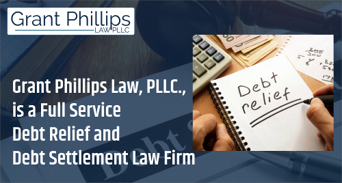 Grant Phillips Law PLLC can help you to get out of business debt. We stand shoulder to shoulder with you and will provide you with lasting debt relief!

https://grantphillipslaw.com/