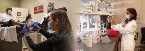 Graphic-of-two-phots-one-showing-cliniacian-with-a-patient-and-the-other-of-a-faculty-member-working-in-the-lab.jpg
