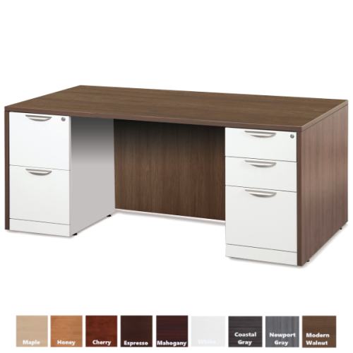 Performance-Laminate-Double-Pedestal-Desk-Two-Tone-Modern-Walnut-White-2-3-Drawer-Box-Box-File-Pedestals-Anderson-Worth-Office-Furniture-1.png