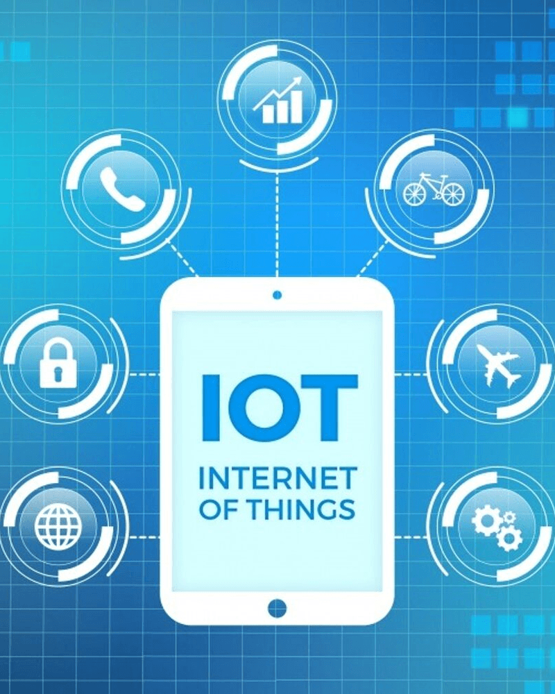 The internet of things. IOT. IOT Internet of things. Символ интернет вещей. Интернет синий.