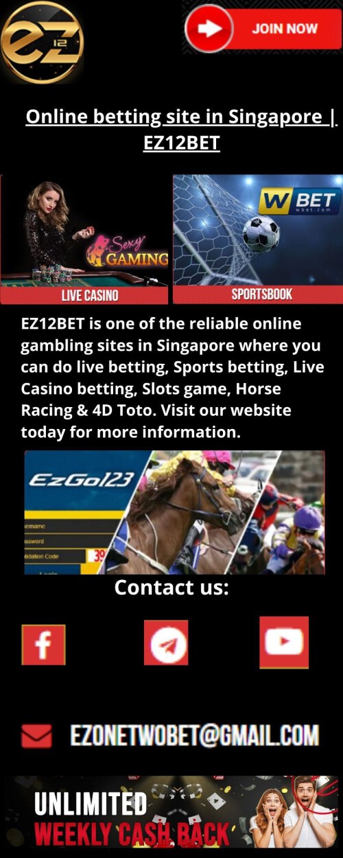 Online betting site in Singapore EZ12BET