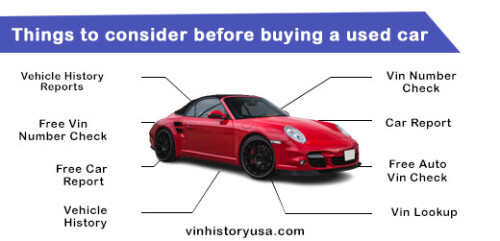 Thinking of buying a used car? At Vinhistoryusa.com, buy used cars and use our online free vin check canada to get a complete accident, car title, and vehicle history report.Visit us now or call us +1-202-751-4073.  https://vinhistoryusa.com/