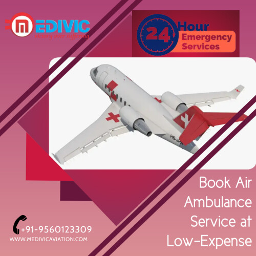 Medivic Aviation Air Ambulance Service in Bangalore is affordable for ICU patients shifting from one city to another. We provide a hassle-free patient-shifting facility under the guidance of a specialist MD doctor. Our Air Ambulance Service is available 24/7 hours and 365 days with a complete medical facility.

Website: https://bit.ly/2V2Y7Ee
