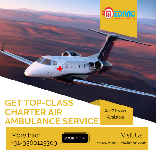 Desire to transfer your loved ones from Ranchi to another city hospital with the best medical support? Then you can utilize the Medivic Air Ambulance Service in Ranchi at a reasonable rate. It furnishes a super-advanced medical facility to care for the patient during transportation.

Website: https://bit.ly/2Hbdq9e
