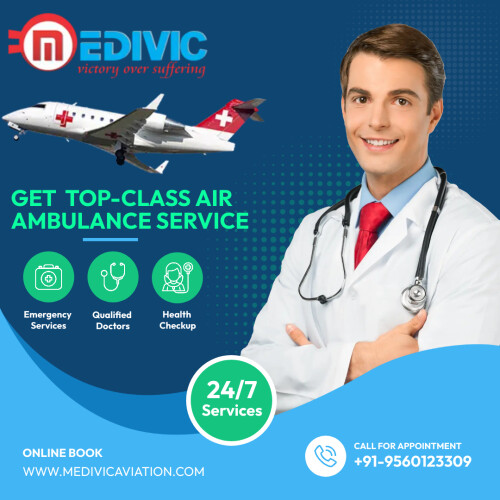 If you ever need the best Air Ambulance Service in Guwahati to evacuate an emergency patient to another city, then call on this number 9560123309 to hire a top-level air ambulance service at a low price. We render complete bed-to-bed service with an expert medical squad to save the patient’s life.

Website: https://bit.ly/2FN97z4