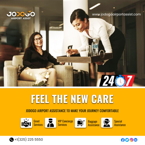 Feel the New Care 🥳️

Jodogo ensures that every passenger has a smooth arrival, departure, and transit at all airports by providing dedicated Airport Assistance Services.

🌐 https://www.jodogoairportassist.com/

📞 (+1) 325 225 5550

Follow Our Instagram Page: https://www.instagram.com/jodogoairportassist/