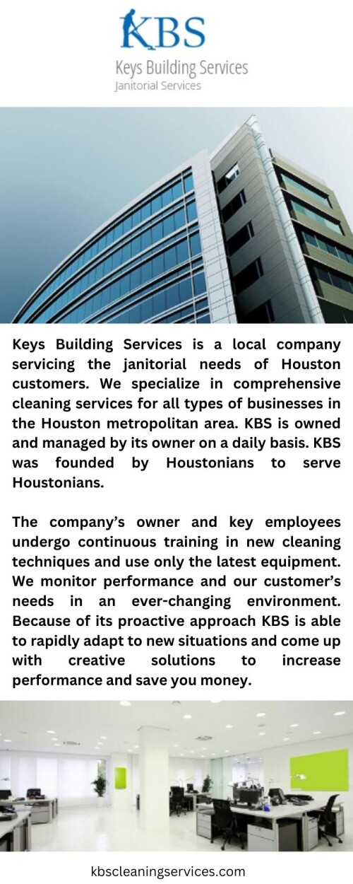 Experience the best services for COVID-19 cleaning and disinfecting from Kbscleaningservices.com at Houston, TX. We offer commercial disinfection, deep clean disinfection and sanitization services at reasonable prices. To learn more, visit our site.

https://www.kbscleaningservices.com/disinfection-services/