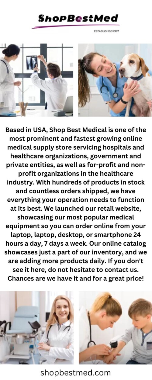 Shopbestmed.com offers a wide selection of crash cart medical equipment to help you stay prepared for any medical emergency. Visit our site for more info.

https://www.shopbestmed.com/crash-carts