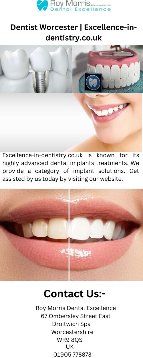 Excellence-in-dentistry.co.uk is known for its highly advanced dental implants treatments. We provide a category of implant solutions. Get assisted by us today by visiting our website.

https://excellence-in-dentistry.co.uk/