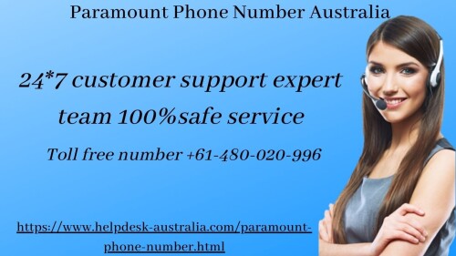 Paramount Phone number Australia.
