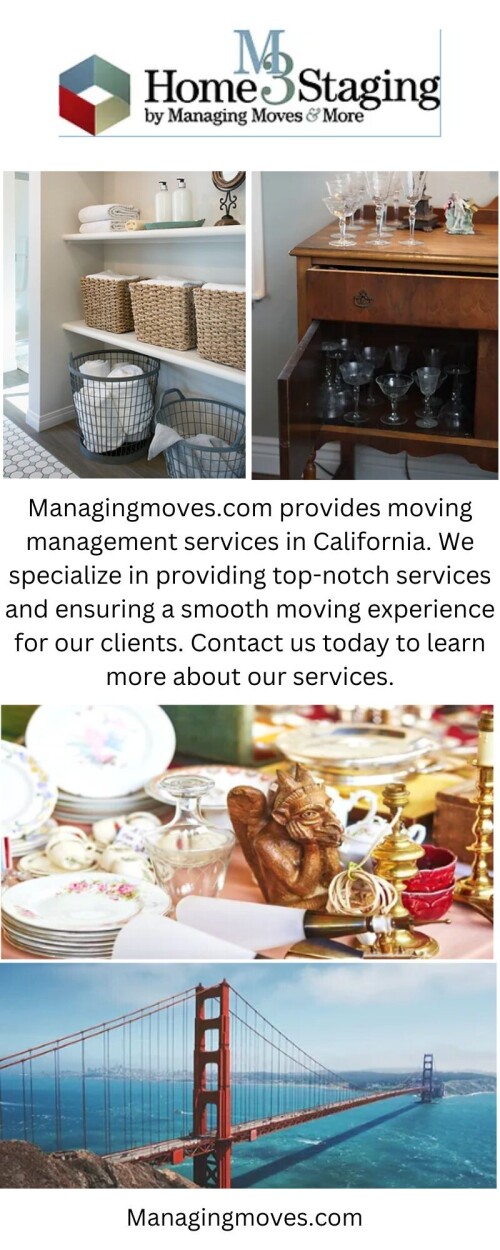 Searching for orchestrating movers in california? Take a look at Managingmoves.com provides professional Orchestrating Movers services in California. Our Orchestrating Movers team will help you move with ease. Contact us today to learn more.

https://www.managingmoves.com/