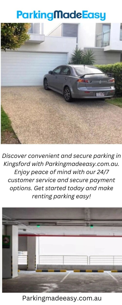 Rent parking in Neutral Bay with Parkingmadeeasy.com.au! Our hassle-free service provides you with the convenience you need to find the perfect spot for your vehicle. Make parking worries a thing of the past!

https://www.parkingmadeeasy.com.au/rent-parking/neutral%20bay