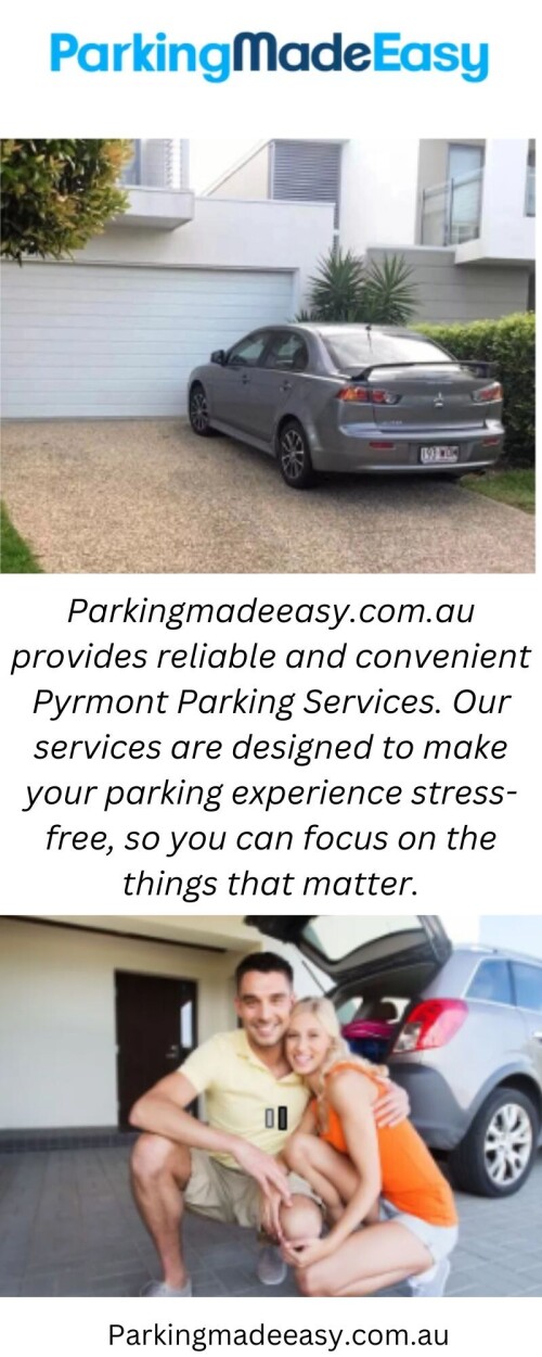 Parkingmadeeasy.com.au offers convenient and affordable parking in Randwick. Rent with us and experience stress-free parking with our secure and reliable service.

https://www.parkingmadeeasy.com.au/rent-parking/randwick