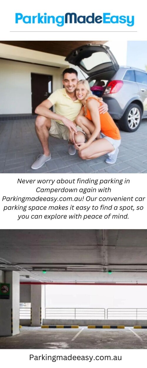 Parkingmadeeasy.com.au offers convenient car parking to rent in St. Kilda. Enjoy stress-free parking with our secure, affordable and reliable service.


https://www.parkingmadeeasy.com.au/rent-car-spaces/parking-garages-and-car-spaces-rent-parking-lease-available-st-kilda-road