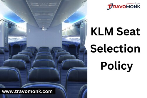 KLM provides a simple and practical method for KLM seat selection online. Travellers can select their preferred seats on the KLM website or mobile app when booking a reservation or up to 48 hours prior to takeoff. KLM offers a variety of seat options, including normal, extra-legroom, and preferred seats, depending on the fare class and availability.

Read More:https://www.travomonk.com/seat-policy/klm-seat-selection/