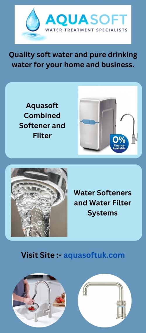 Experience the purest water with Aquasoftuk.com advanced soft water filter system. Enjoy crystal clear water with improved taste and no scale build-up. Get the best water filter system today!

https://www.aquasoftuk.com/our-products/water-filters