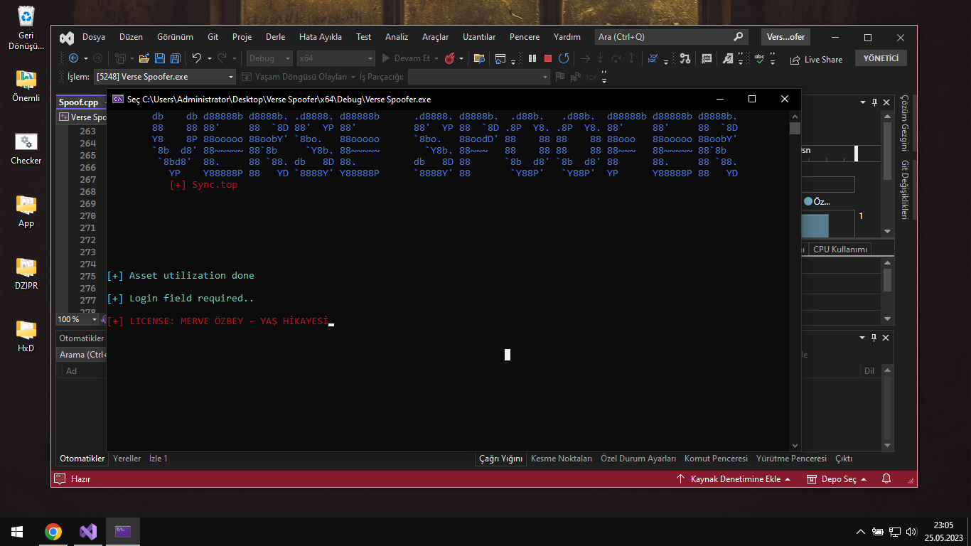 Verse Spoofer Open Source | Merve Özbey - Yaş Hikayesi | CheatGlobal