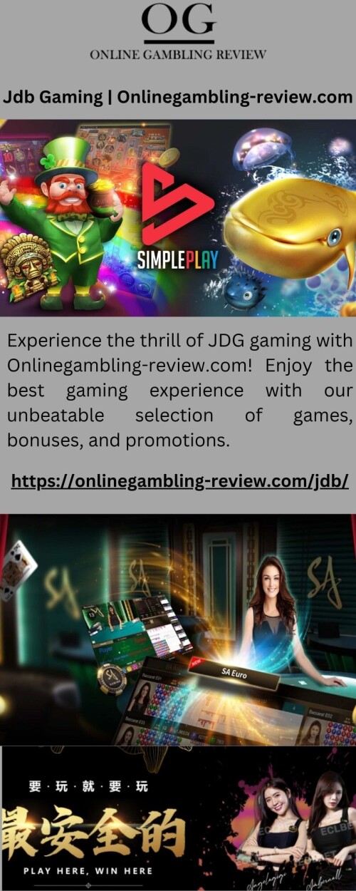Experience the thrill of JDG gaming with Onlinegambling-review.com! Enjoy the best gaming experience with our unbeatable selection of games, bonuses, and promotions.

https://onlinegambling-review.com/jdb/