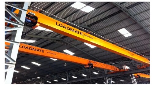A Bridge EOT Crane also called Overhead Crane, Industrial Crane, or Overhead Travelling Crane is a load handling machine that lowers, lifts and transports a loading material vertically and horizontally.

https://loadmate.in/blog/what-is-a-bridge-in-eot-crane/