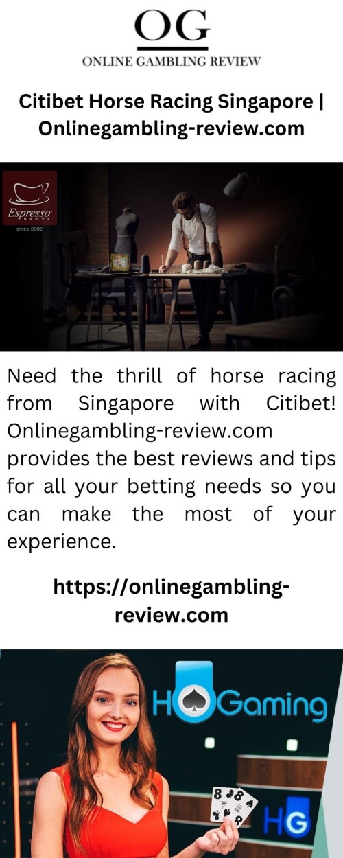 Need the thrill of horse racing from Singapore with Citibet! Onlinegambling-review.com provides the best reviews and tips for all your betting needs so you can make the most of your experience.


https://onlinegambling-review.com/citibet/
