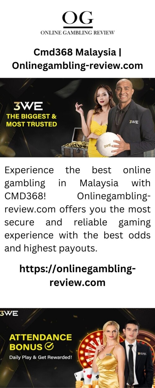 Experience the best online gambling in Malaysia with CMD368! Onlinegambling-review.com offers you the most secure and reliable gaming experience with the best odds and highest payouts.
https://onlinegambling-review.com/cmd368/