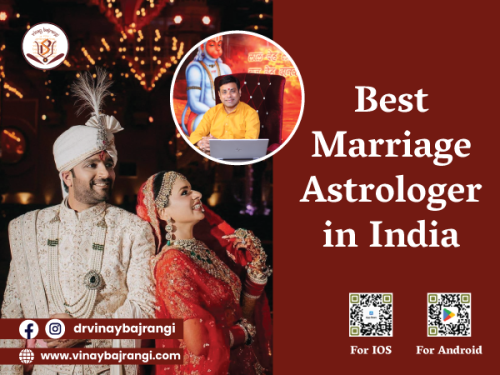 With years of experience and a deep understanding of astrology, Dr. Bajrangi offers accurate marriage predictions and effective remedies to overcome obstacles causing delay in marriage. Visit Website:- https://www.vinaybajrangi.com/marriage-astrology.php
