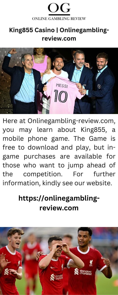 Here at Onlinegambling-review.com, you may learn about King855, a mobile phone game. The Game is free to download and play, but in-game purchases are available for those who want to jump ahead of the competition. For further information, kindly see our website.



https://onlinegambling-review.com/king855/