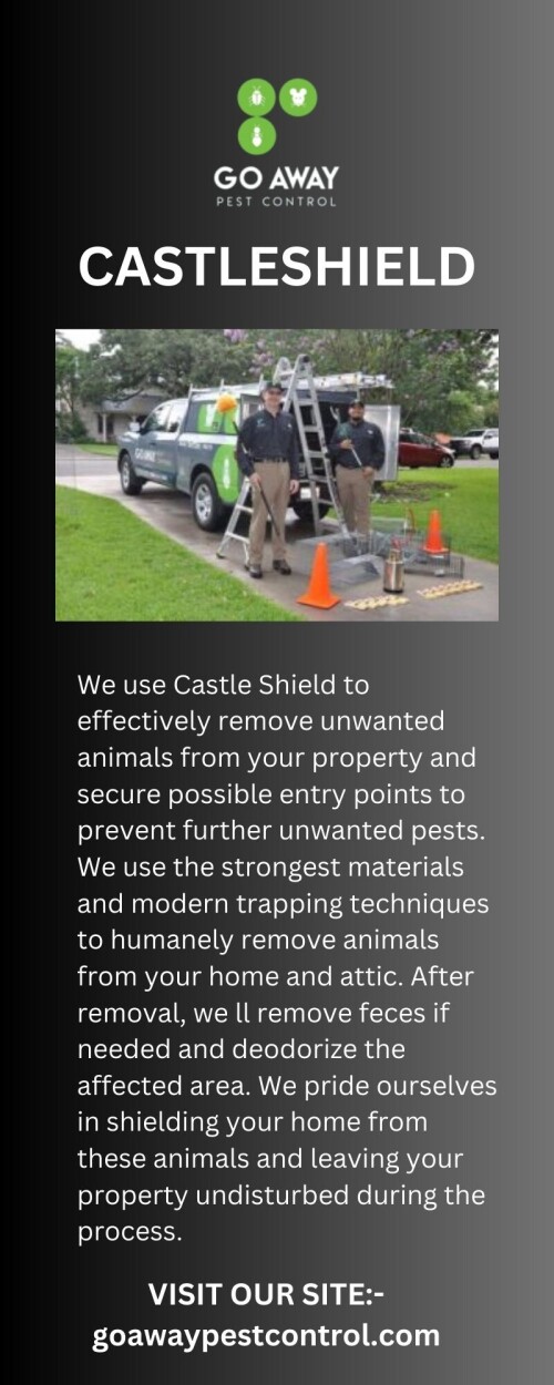Goawaypestcontrol.com offers professional pest control services to keep your home and family safe and pest-free. Our experienced team provides fast, reliable and affordable solutions to all your pest control needs.


https://goawaypestcontrol.com/wildlife-removal/