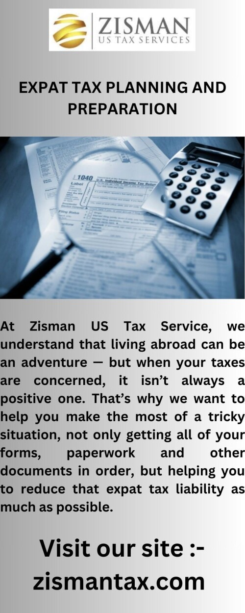 Do not become overwhelmed by tax season! You can acquire individualised tax preparation services from zismantax.com with the knowledge that they will be accurate and quick. Take full advantage of your tax returns!

https://www.zismantax.com/services/form-8865/