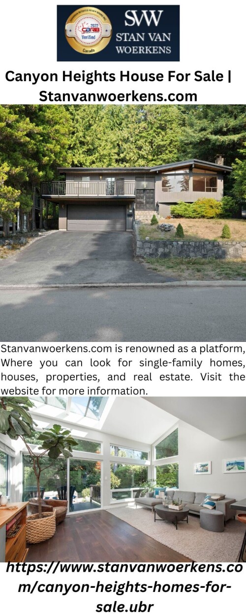 Stanvanwoerkens.com is renowned as a platform, Where you can look for single-family homes, houses, properties, and real estate. Visit the website for more information.

https://www.stanvanwoerkens.com/canyon-heights-homes-for-sale.ubr