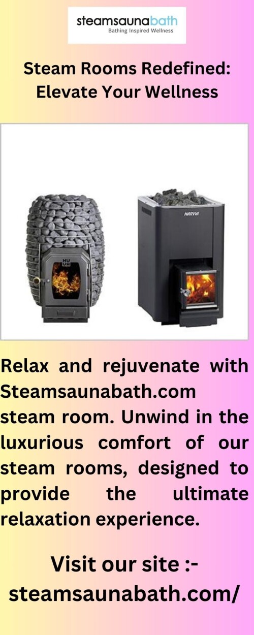 Discover the perfect way to relax and detoxify with the portable steam sauna from Steamsaunabath.com. Enjoy the therapeutic benefits of steam therapy in the comfort of your own home.


https://www.steamsaunabath.com/sauna/home-sauna/room-kits/barrel-saunas