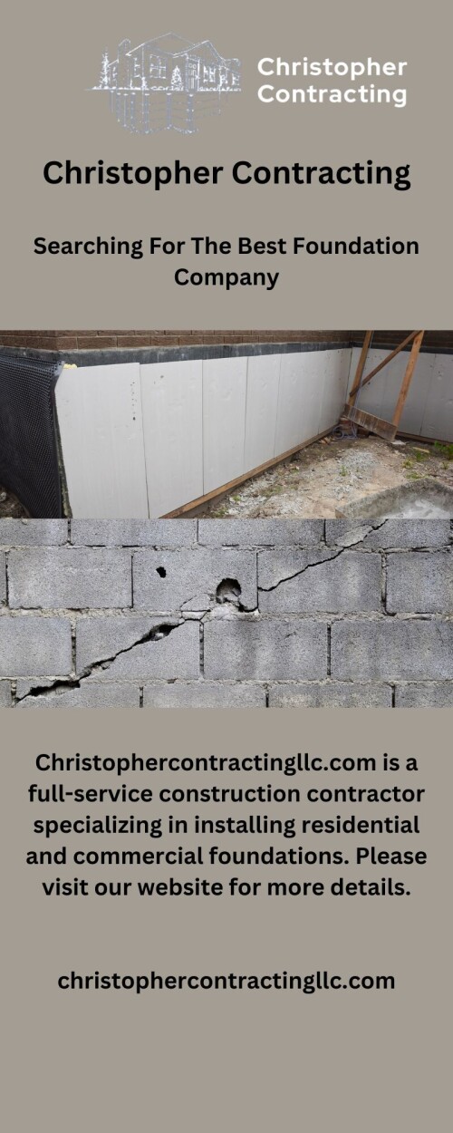 Looking for residential foundation repair services in San Antonio? Christophercontractingllc.com offer residential foundation repair services, including dry-injection, leveling concrete, etc. Discover our website for more details.

https://christophercontractingllc.com/foundation-repair/residential/