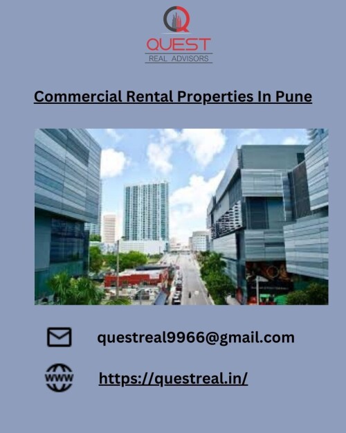 QRA is a leading Pune based Real Estate Services firm with a combined expertise of 20+ years, that helps clients by transforming their workspaces. Our interests lie solely in commercial leasing, in providing office space solutions and managing transactions. We provide a comprehensive range of services that involve Corporate leasing, Industrial and Warehouse leasing and Investment advisory. Quest Real is a Best Commercial Rental Properties In Pune
Read More at: https://questreal.in/