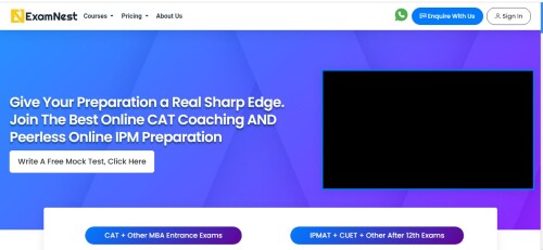 Elevate your CAT exam preparation with ExamNest's Best CAT Online Test Series. Maximize your score and enhance your chances of success. Join now!
https://www.examnest.com/