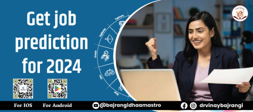 Are you curious about your professional future in 2024? Dr. Vinay Bajrangi, renowned astrologer, offers insightful job predictions based on celestial alignments and planetary influences. Unlock your career destiny with our personalized job prediction as per astrology. Discover what the stars have in store for you and gain a competitive edge in your career planning.

https://www.vinaybajrangi.com/horoscope/horoscope-prediction-2024.php

https://www.vinaybajrangi.com/career-astrology.php