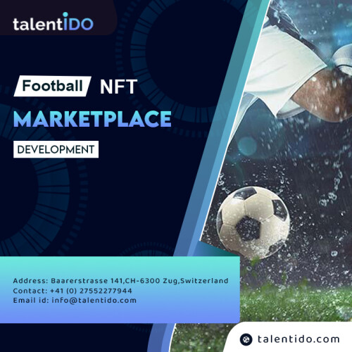 Welcome to the exhilarating world of Football NFT Marketplace development for Fans, where the love for the game meets the cutting edge of blockchain technology. Our platform is more than just a collection of digital assets; it's a passionate community, a celebration of the beautiful game, and a gateway to exclusive, limited-edition experiences.

 

For more visit our website: talentido.com/