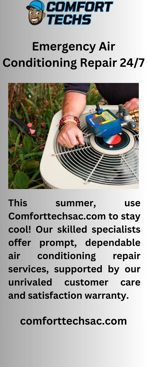 This summer doesn't have to be ruined by air conditioning issues! To keep you cool and comfortable, Comforttechsac.com provides quick and dependable AC repair services. Restart your air conditioner now!

https://comforttechsac.com/service/ac-repair/